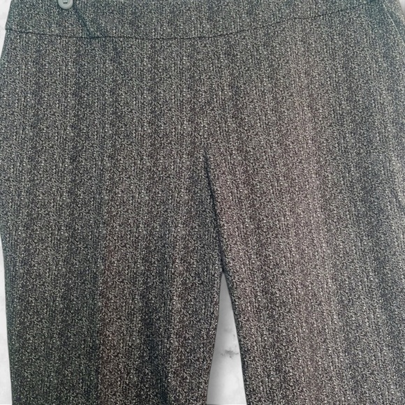 Women with Control by Renee Greenstein pants herringbone design size 2X black - Picture 2 of 12